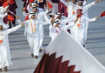 qatari female athlete to hold flag at london games