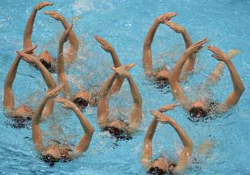 russian girls sweep synchro swimming at junior world championships