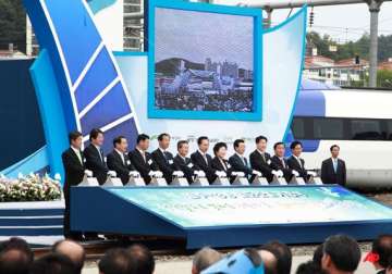 skorea building high speed railway to pyeongchang