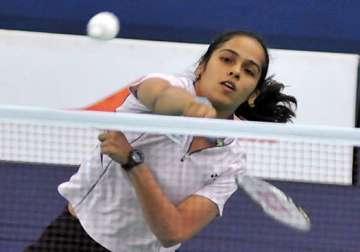 saina starts her quest for olympic medal against swiss sabrina