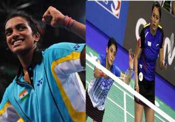 sindhu jwala ashwini assured of bronzein asian badminton championship