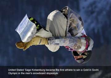 sochi s 1st gold kotsenburg of us wins slopestyle