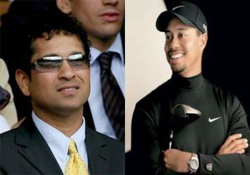 tendulkar is so cool tiger woods after meeting sachin