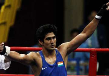 vijender qualifies for london olympics says he s back