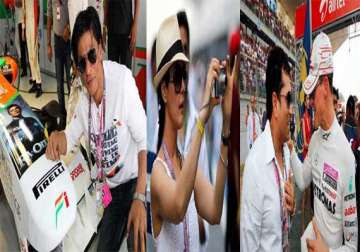 watch f1 crazy sportsmen and bollywood stars at buddh international circuit