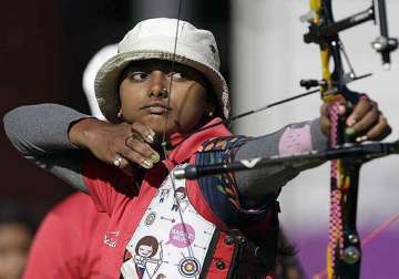 women s archery recurve team wins gold india bag 5 medals