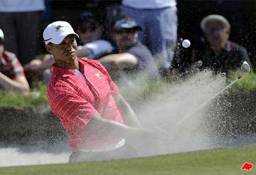 woods without a point as american keep the lead