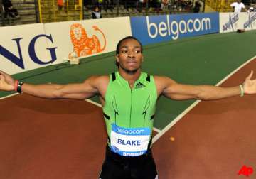 yohan blake and usain bolt star in diamond league