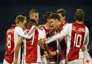 ajax beats dinamo 2 0 in champions league