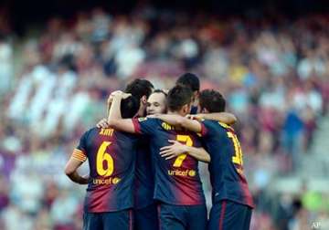 barcelona equals point record mourinho farewell