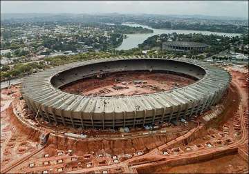 brazil world cup stadium roof partially collapses