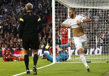 champions league benzema guides realmadrid to 1 0 win over bayern munich