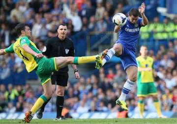 chelsea title hopes appear over after norwich draw