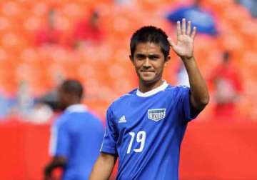 chhetri led india open saff campaign against pakistan