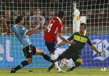 chile downs uruguay 2 0 in wcup qualifying