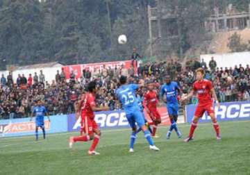 churchill brothers lost to lajong in i league