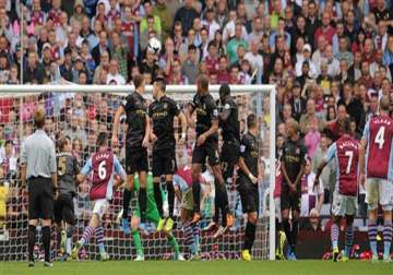 english premier league aston villa upsets man city 3 2