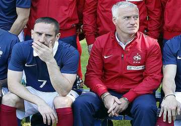 fifa world cup france winger franck ribery ruled out with an injury