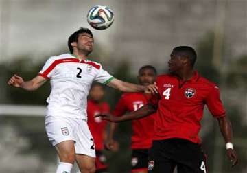 fifa world cup iran beats trinidad 2 0 in last world cup warm up