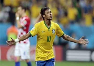 fifa world cup neymar leads brazil to 3 1 win over croatia