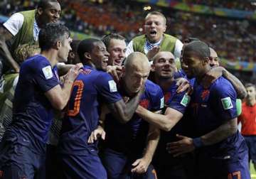 fifa world cup rampant netherlands outclass reigning champs spain 5 1