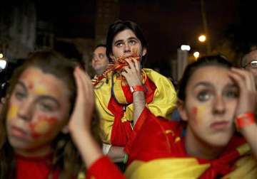 fifa world cup spain fans shocked after 5 1 humiliating defeat