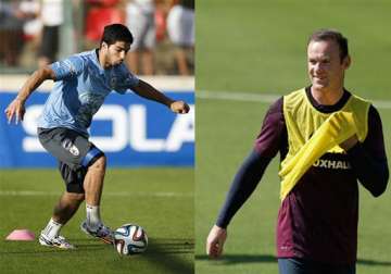 fifa world cup suarez returns from injury rooney pressure mounts