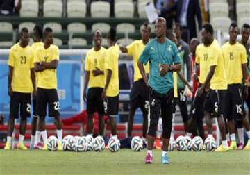 fifa world cup ghana resists talk of world cup exit