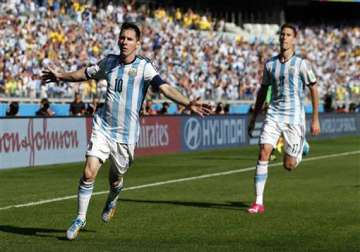 fifa world cup messi gives argentina 1 0 cup win over iran