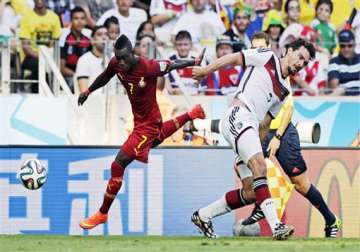 fifa world cup germany draws 2 2 with ghana in group g game