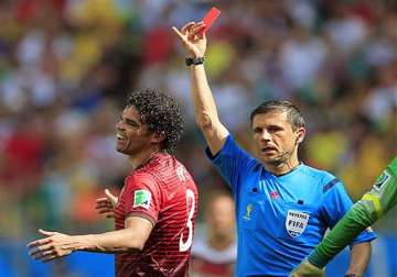 fifa world cup pepe red card hotter on twitter than messi s goal