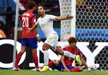 fifa world cup algeria beat south korea 4 2 in group h