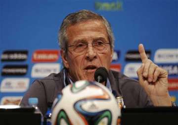 fifa world cup suarez a scapegoat uruguay coach