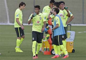 fifa world cup brazil showing some nerves ahead of chile match