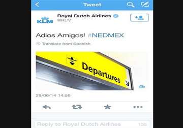 fifa world cup dutch airline carrier bad tweet angers mexico soccer fans