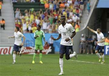 fifa world cup france beats nigeria 2 0 to reach world cup quarter final