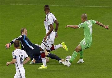 fifa world cup germany algeria going into extra time at 0 0