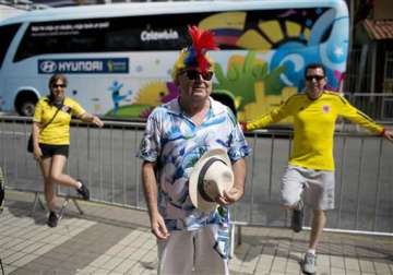 fifa world cup travel weary colombians keep party going in brazil