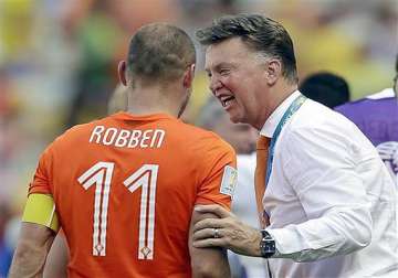 fifa world cup our goal is always to be the world champions says dutch coach van gaal