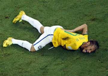 fifa world cup neymar returns to brazil camp in ambulance