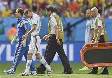 fifa world cup argentina winger di maria in doubt for semifinals