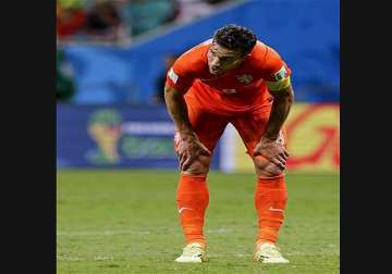 fifa world cup robin van persie s misses nearly cost dutch