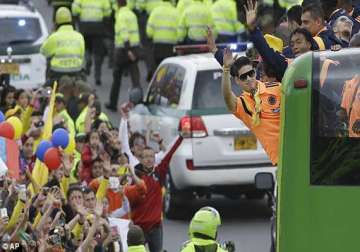 fifa world cup colombia return to heroes welcome