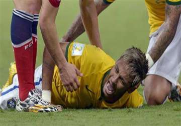 fifa world cup neymar felt numb below the waist after collision