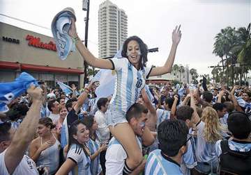 fifa world cup argentina soccer fans delight in final berth