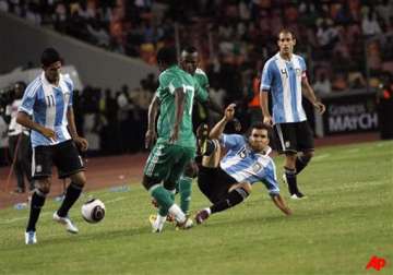 fifa probes argentina s thrashing in nigeria