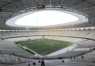 fans vandalize world cup stadium in brazil