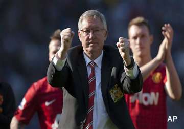 ferguson s managerial career ends with 5 5 draw