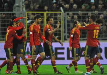 germans draw 4 4 with sweden spain s winning spree ends