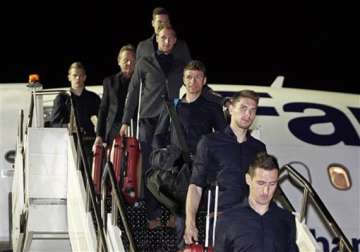 germany arrives in brazil with injury worries